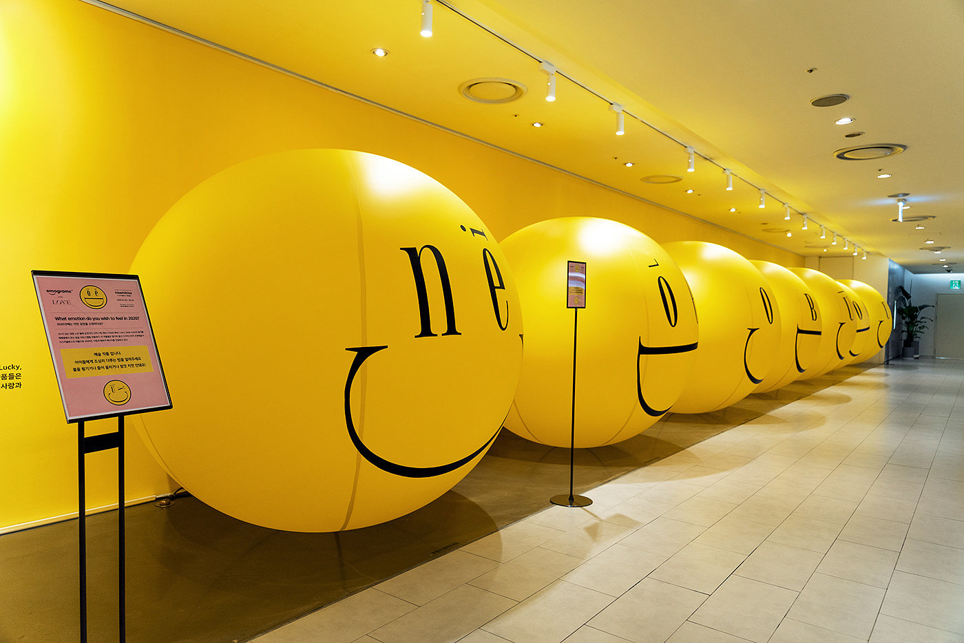 exhibition，emoticon，Incheon, Korea，Lotte Gallery，