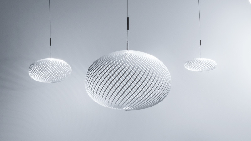 a chandelier，Stainless steel strip，product design，