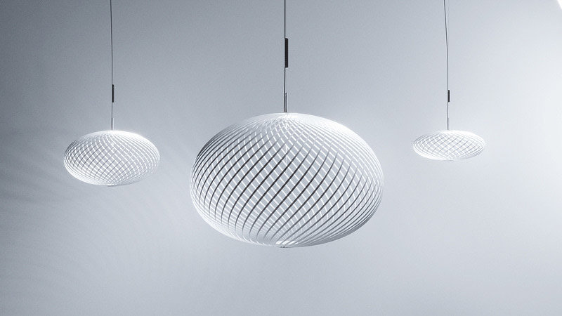 a chandelier，Stainless steel strip，product design，