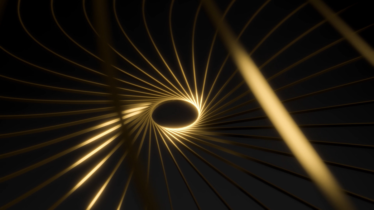 a chandelier，Stainless steel strip，product design，