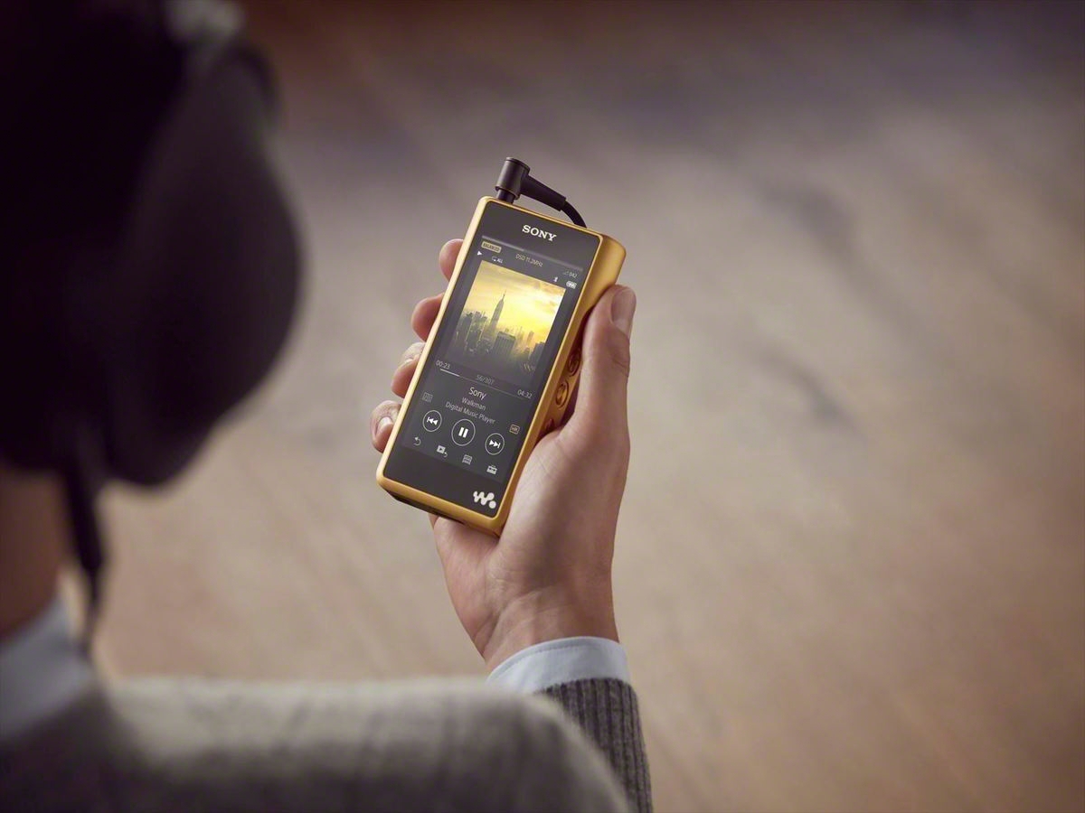 golden，NW-WM1Z，MP3 player，Sony，
