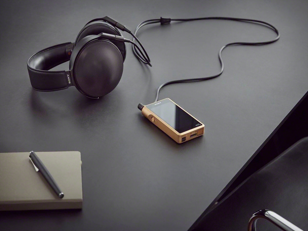 golden，NW-WM1Z，MP3 player，Sony，