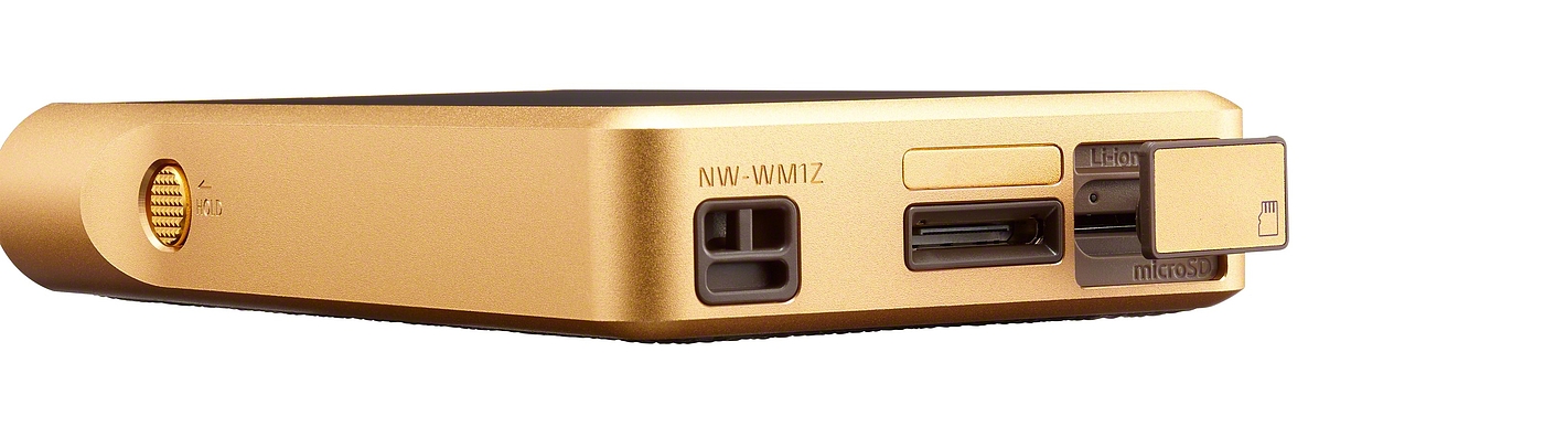 金色，NW-WM1Z，mp3播放器，索尼，