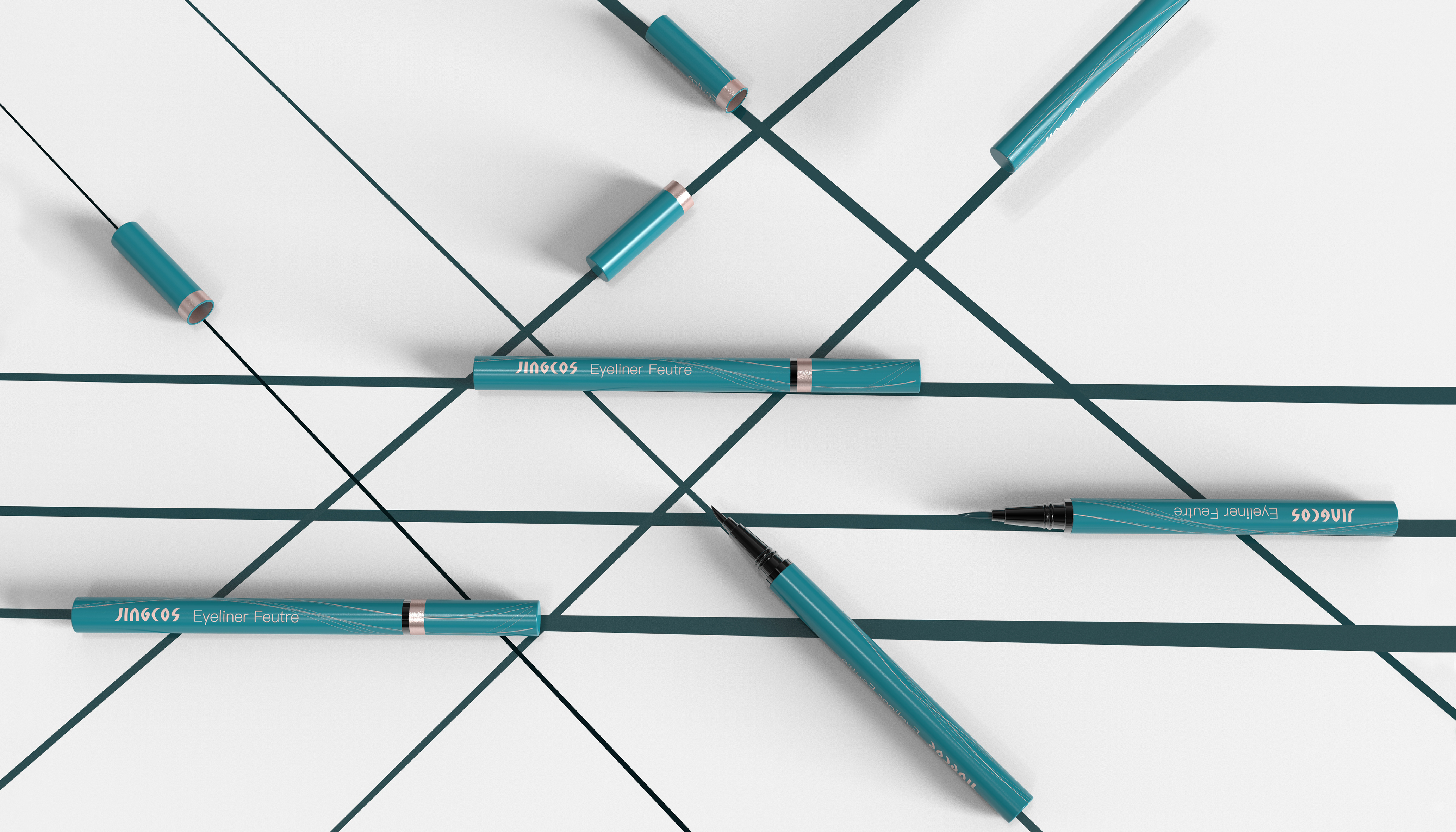 cosmetology，Bottle design，packing design，3D rendering，poster，