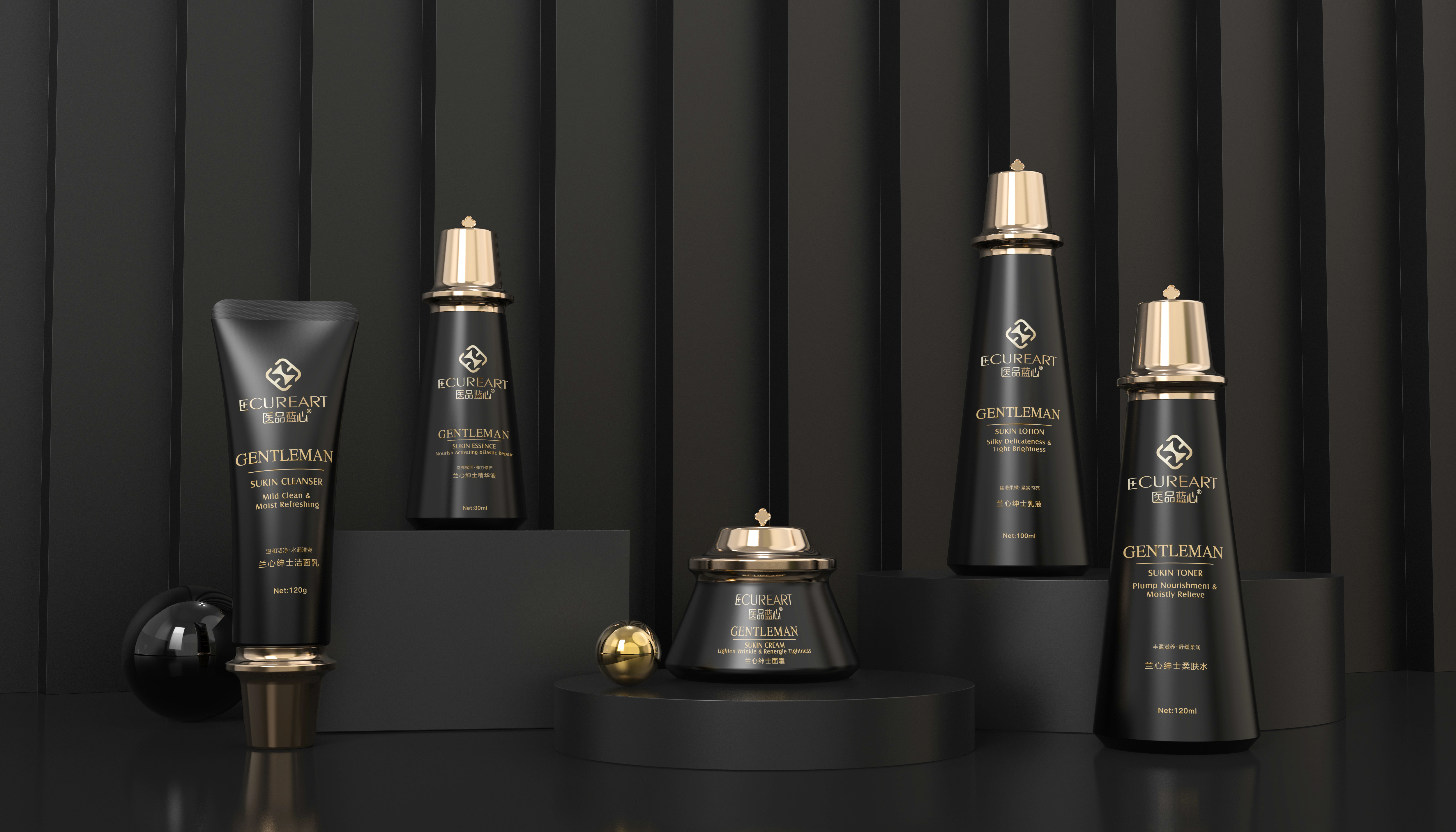 cosmetology，Bottle design，packing design，3D rendering，poster，