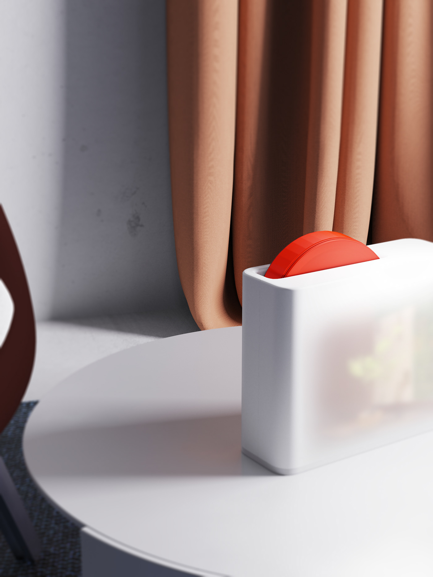 originality，interactive，Red and white，