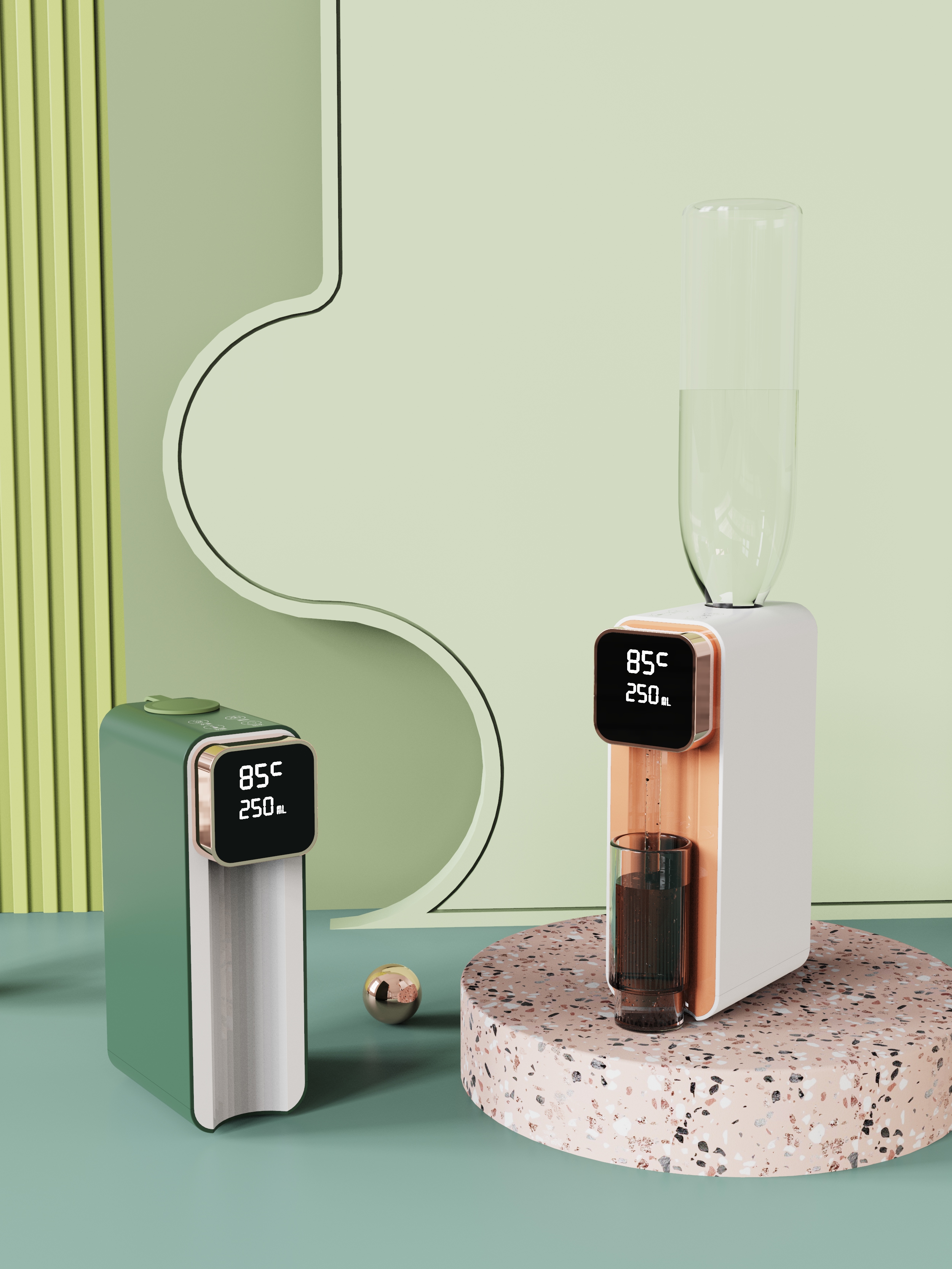 Home appliance design，Home design，Water dispenser，