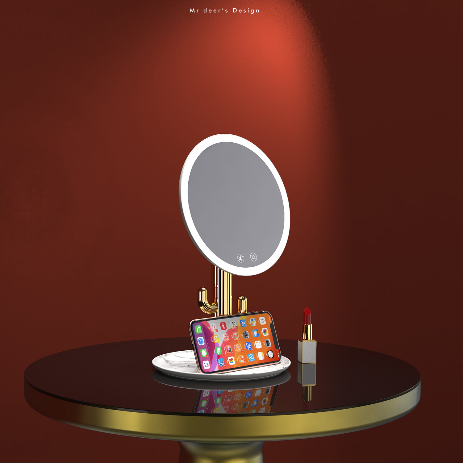 Cosmetic mirror，articles for daily use，Led cosmetic mirror，Beauty mirror，