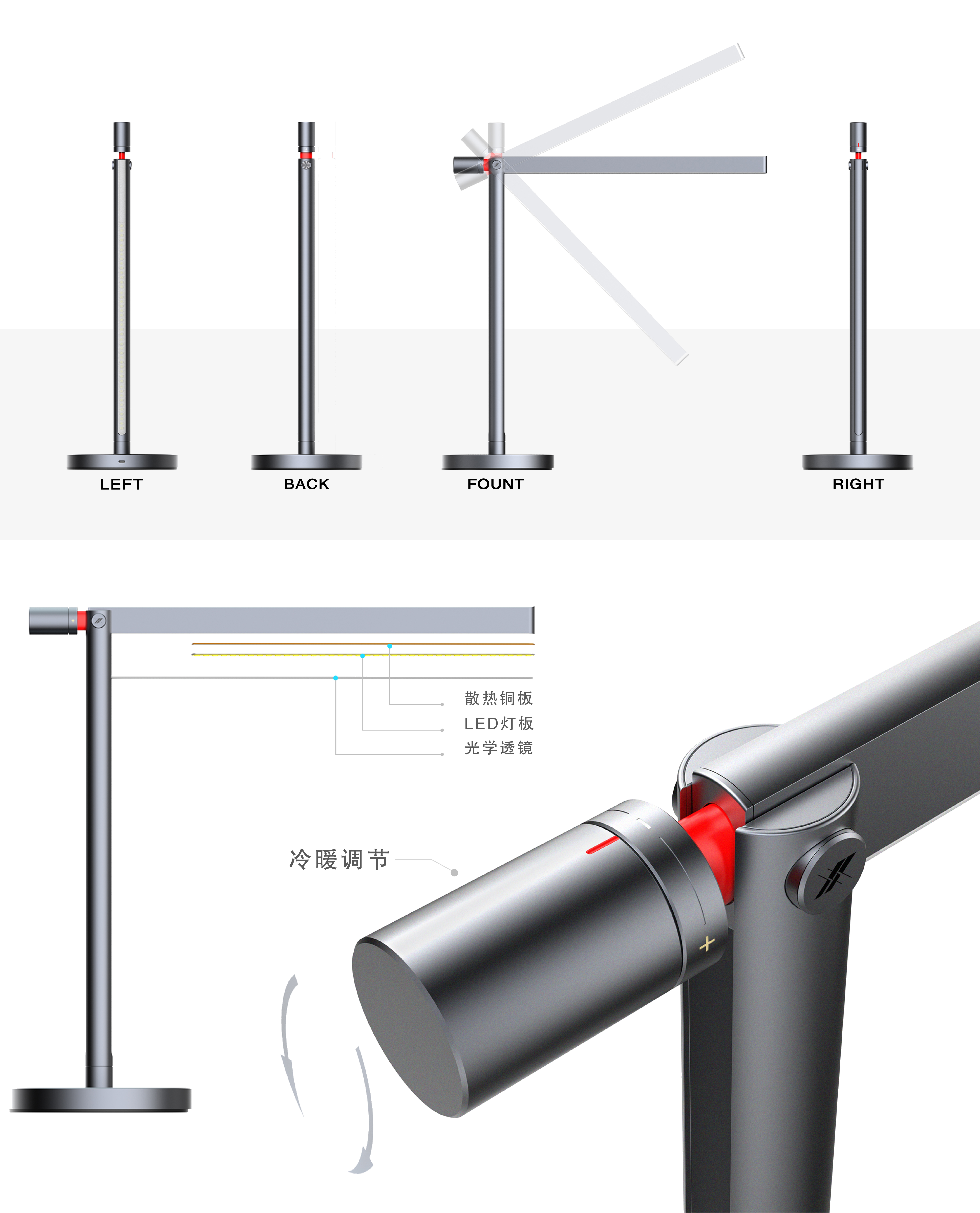 Intelligent eye protection lamp，Red dot award，