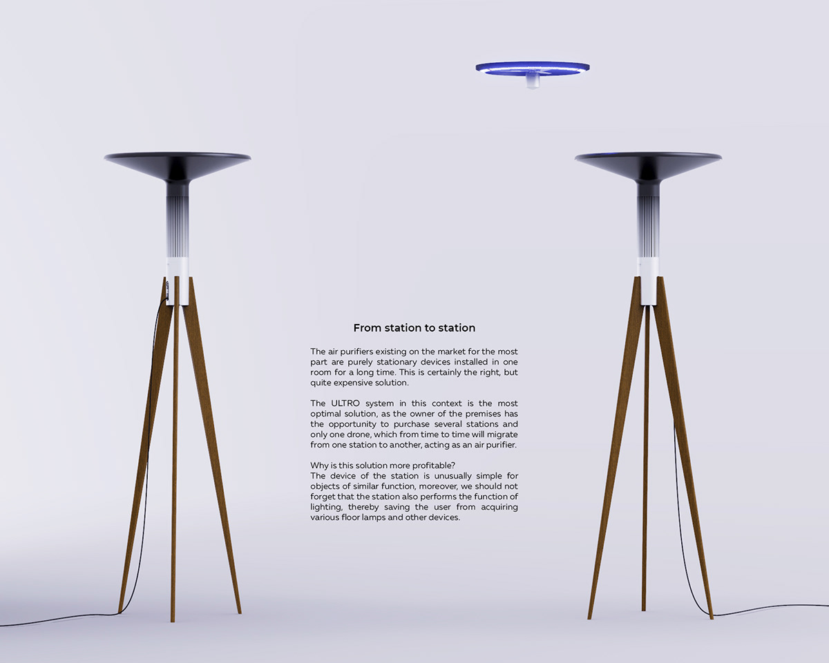 Air purification，product design，ULTRO，