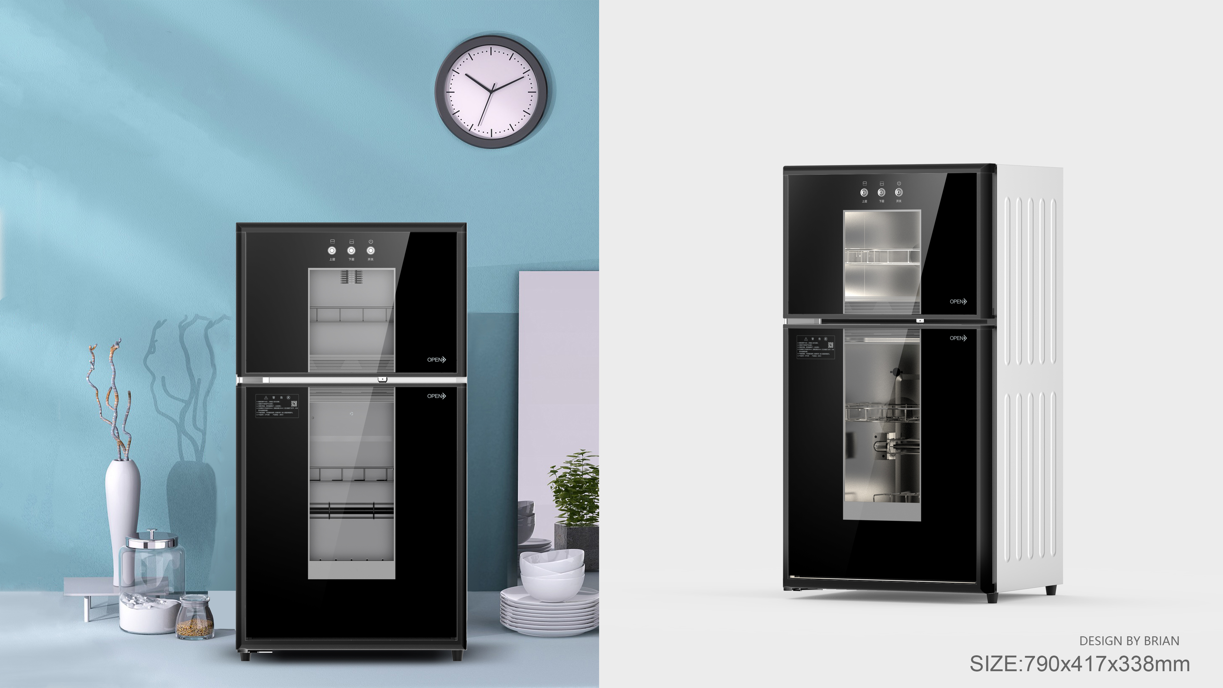 Embedded cabinet, disinfection cabinet, vertical cabinet, table cabinet，