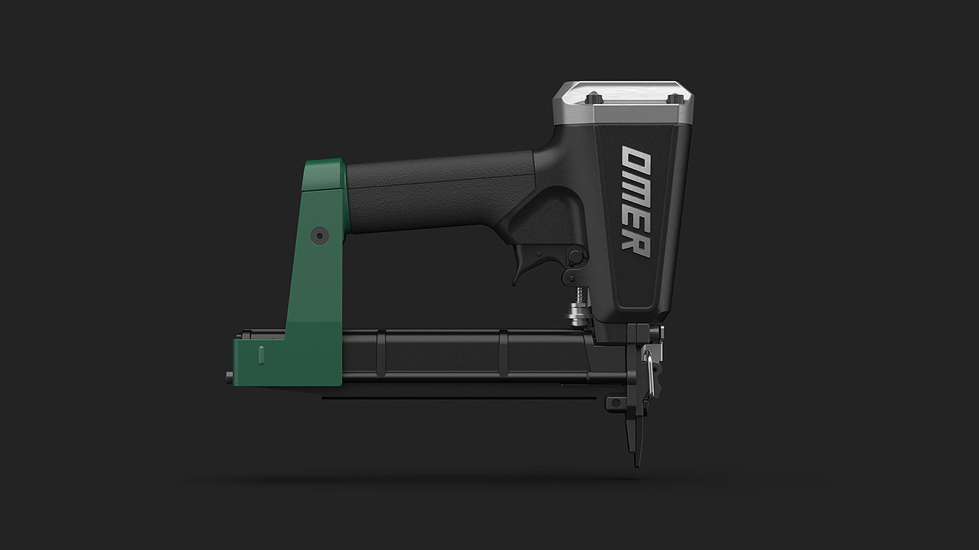 OMER，Pneumatic nail gun，Tool design，