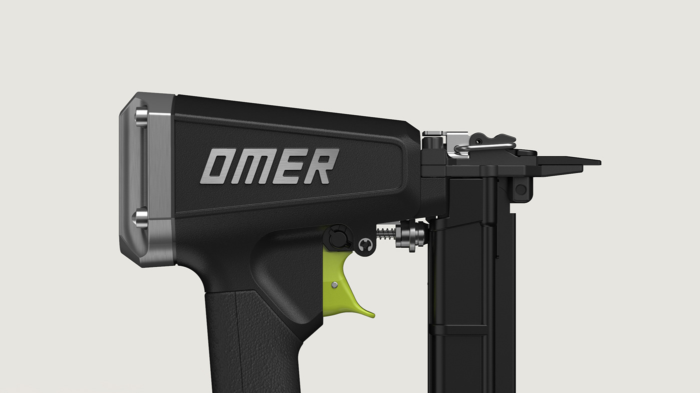 OMER，Pneumatic nail gun，Tool design，