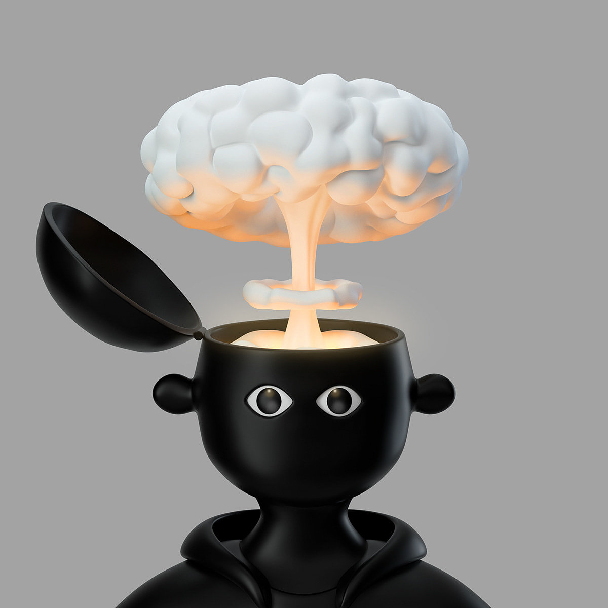 boom，Illustration design，3D art，