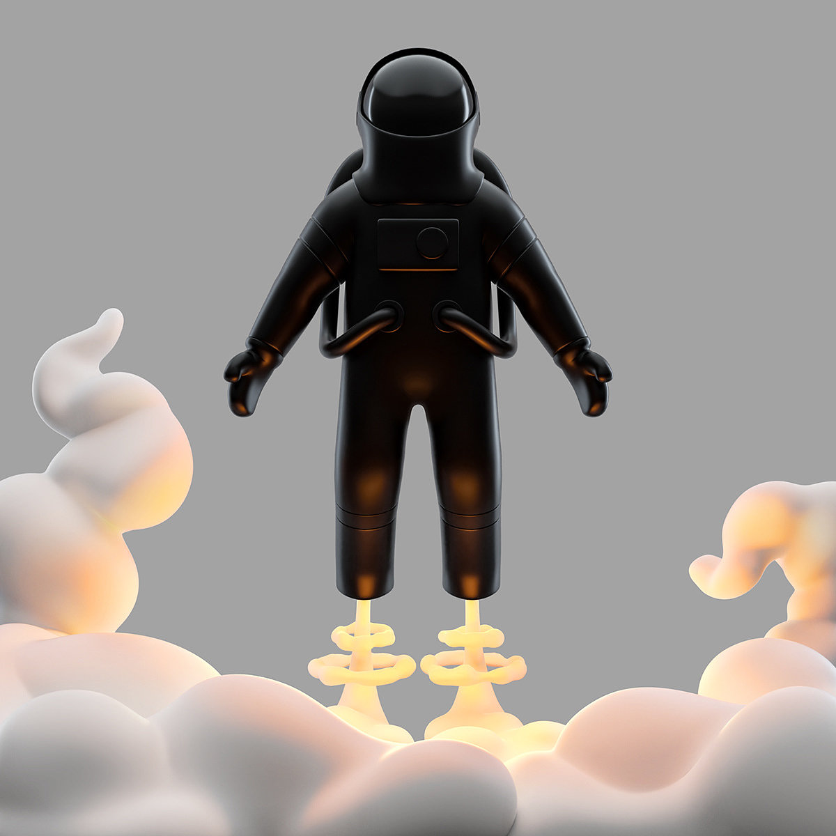 boom，Illustration design，3D art，