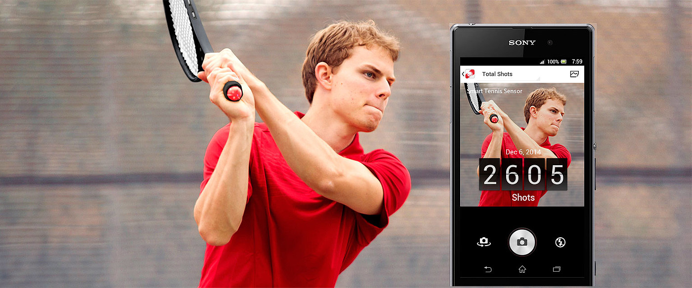 Tennis racket，Sony，intelligence，outdoor sport，