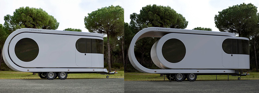 Romotow，conceptual design，Mobile RV，