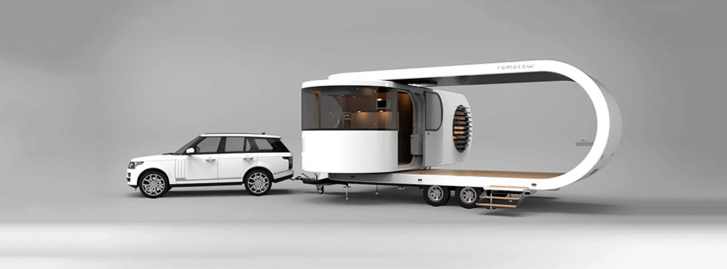 Romotow，概念设计，移动式房车，