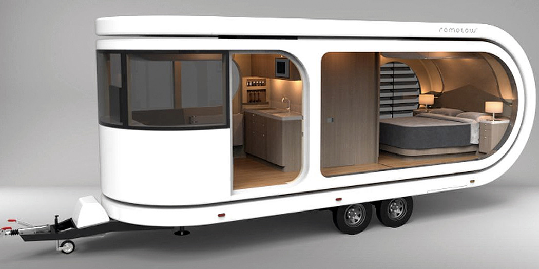 Romotow，conceptual design，Mobile RV，