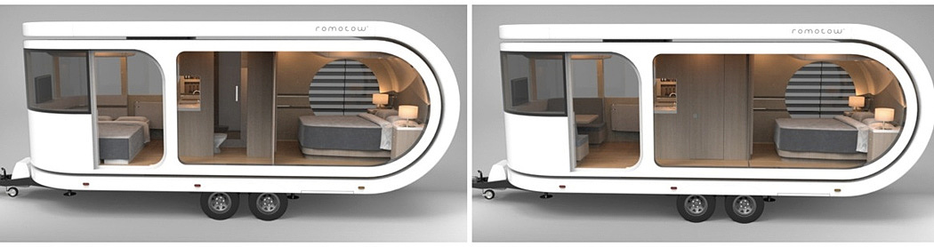 Romotow，conceptual design，Mobile RV，