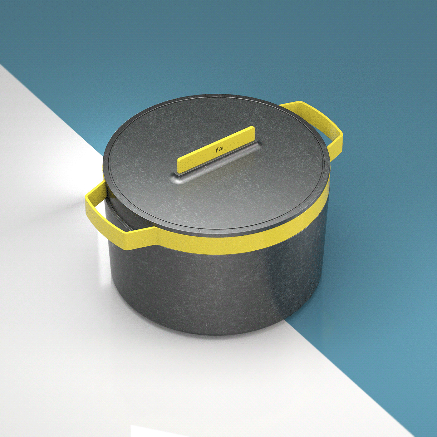 cooker，cast iron，pot，Render，