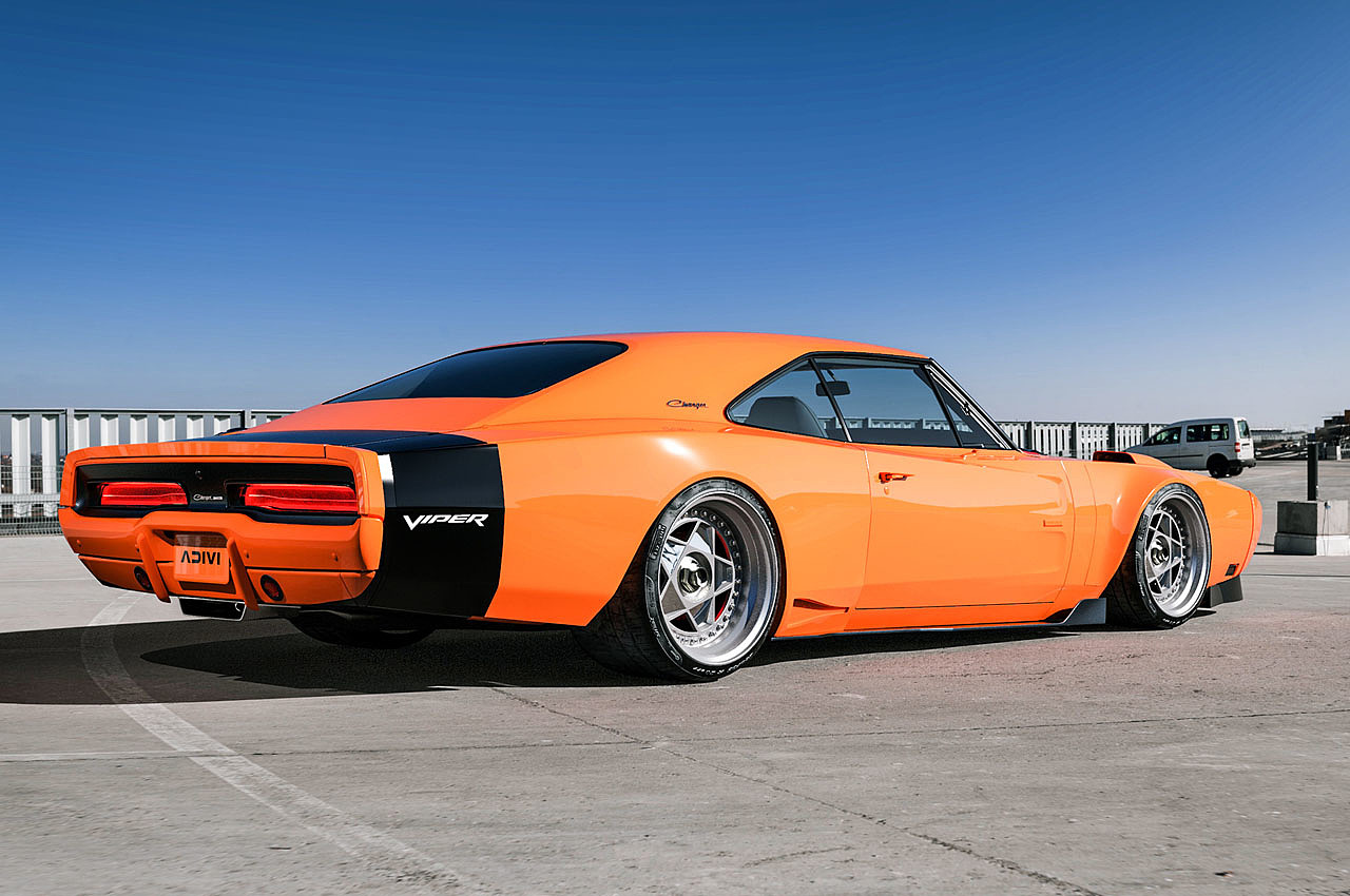 Muscle car，dodge，orange，Automobile design，