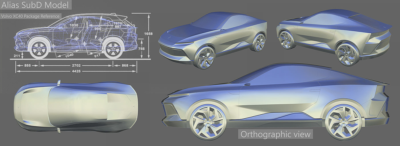 概念车，suv，渲染，汽车，Polestar crosscept，