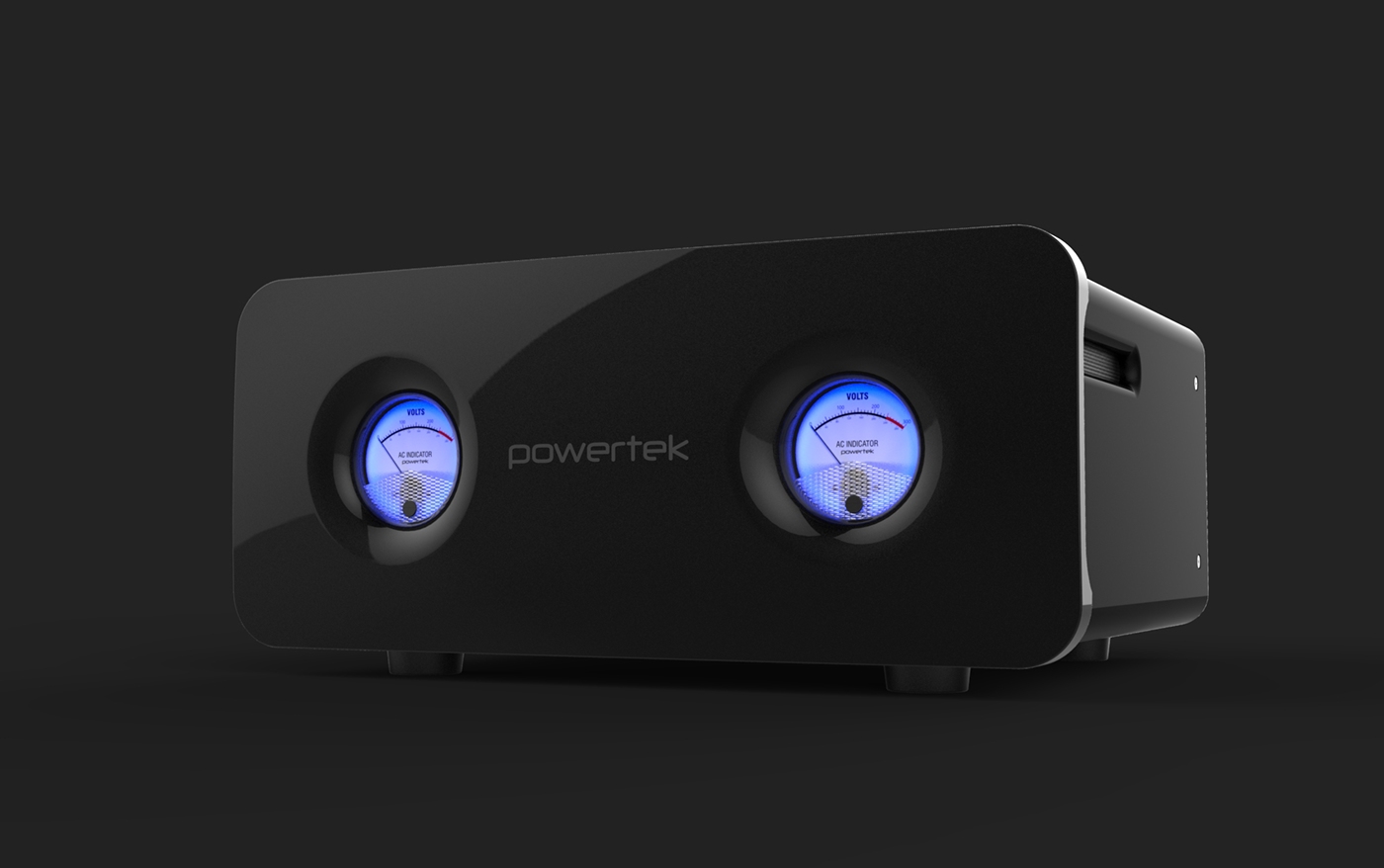 Automobile voltage regulator，AVR-300，POWERTEK，Tool design，Mellow，blue，black，white，pressure regulator，