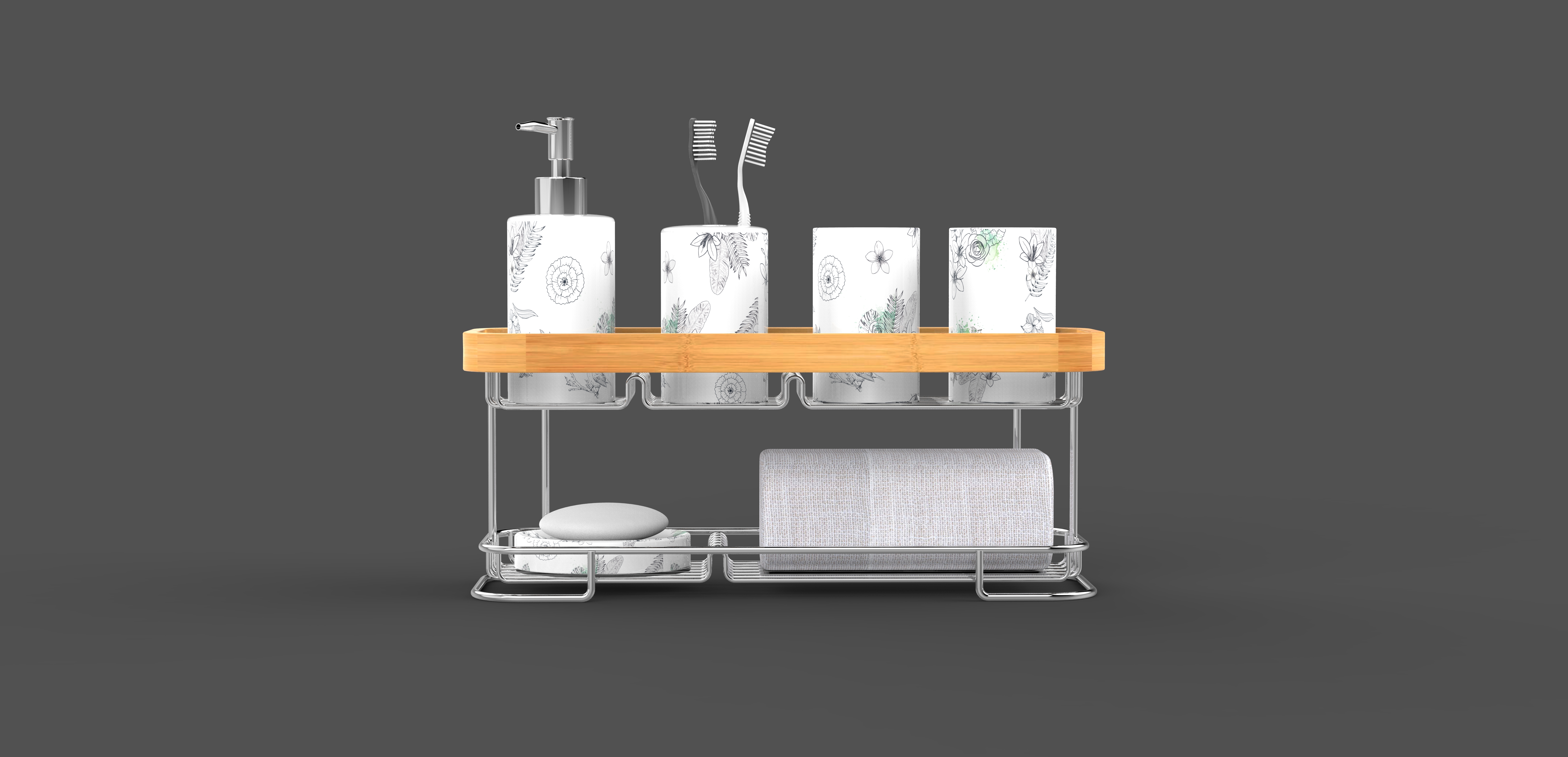 Iron bowl and dish rack，