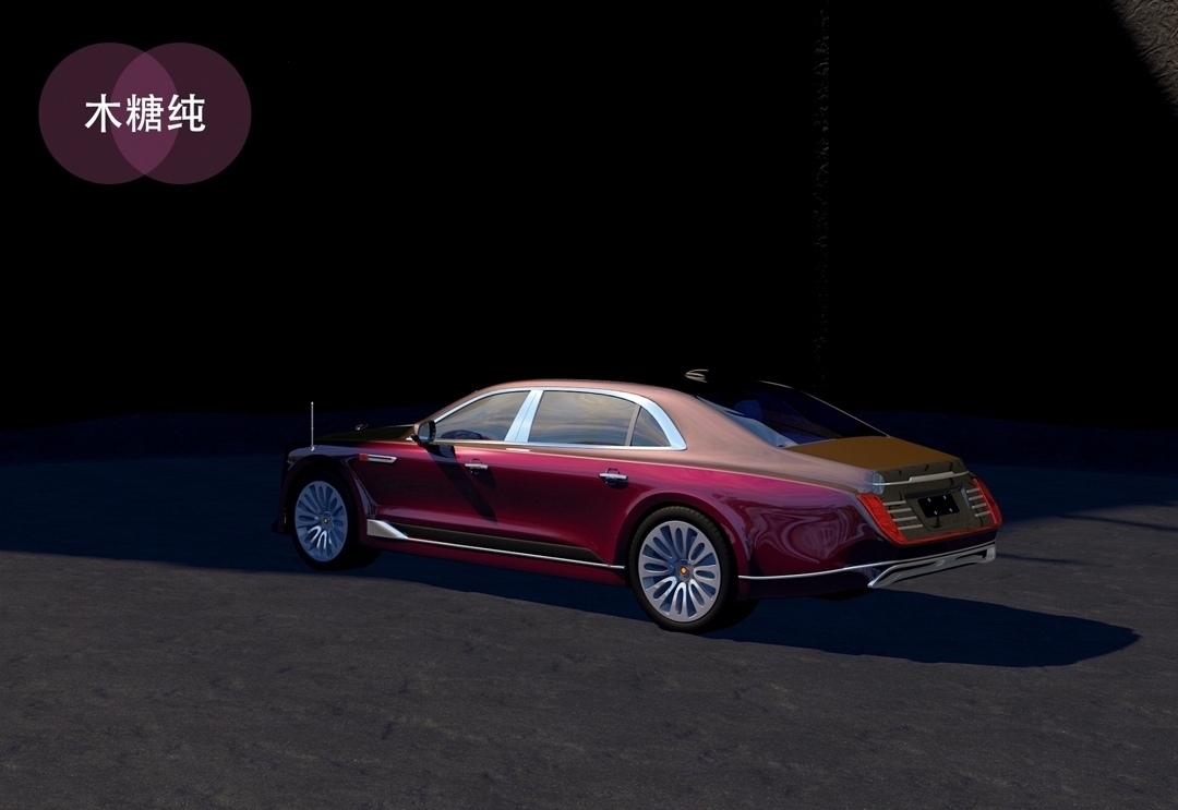 automobile，vehicle，Domestic automobile，Original design，red flag，