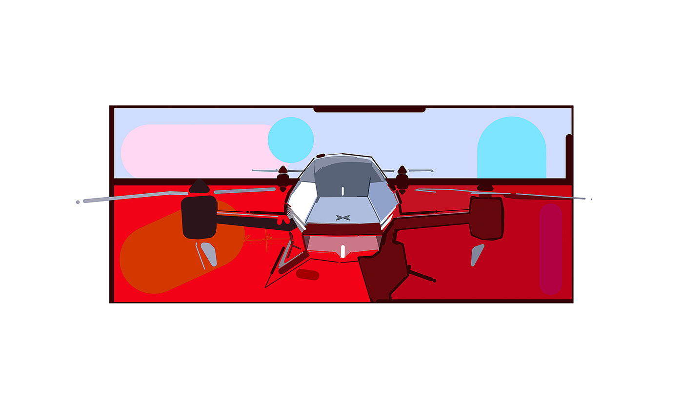 Hand drawn，Detail drawing，aircraft，