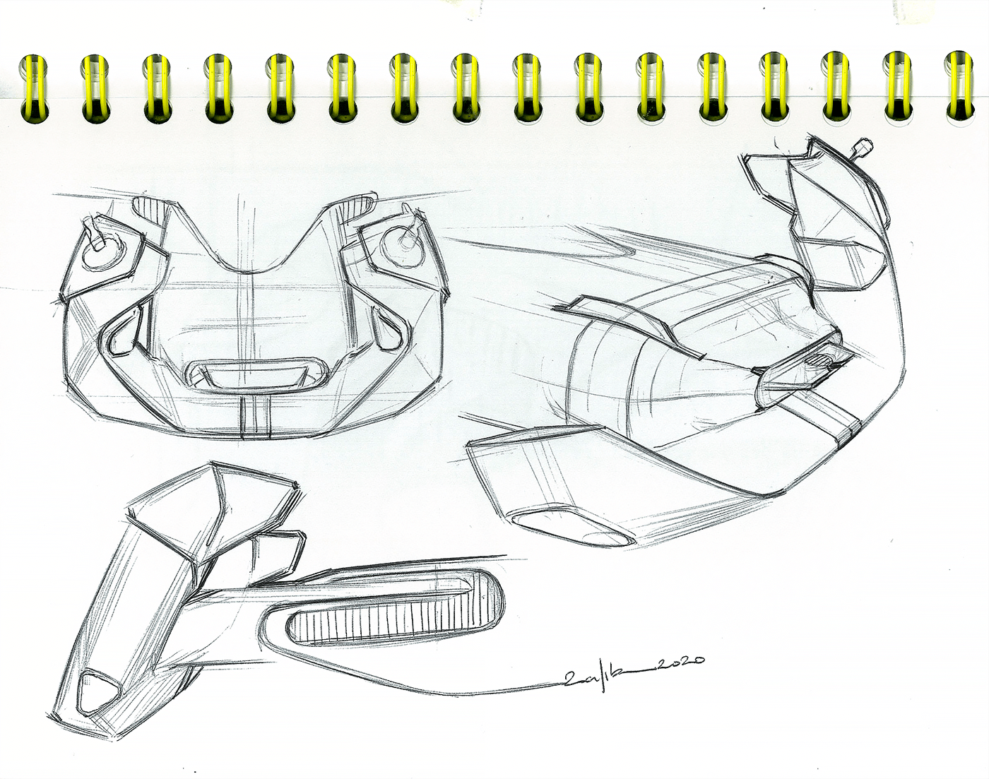 Hand drawn，Detail drawing，aircraft，