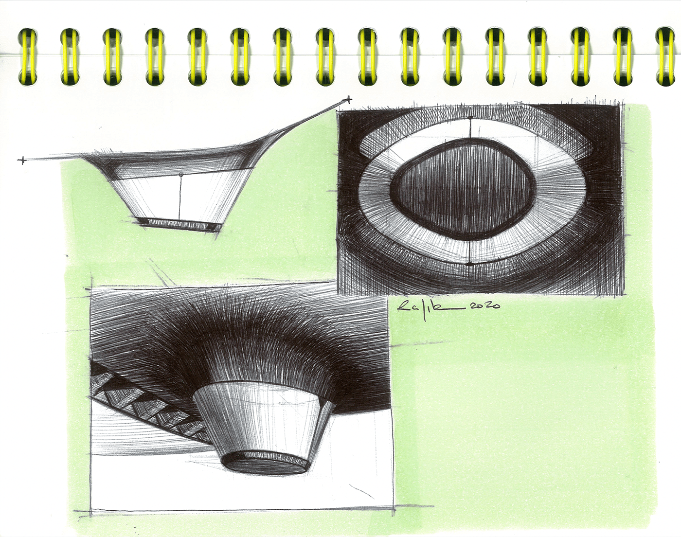 Hand drawn，Detail drawing，aircraft，