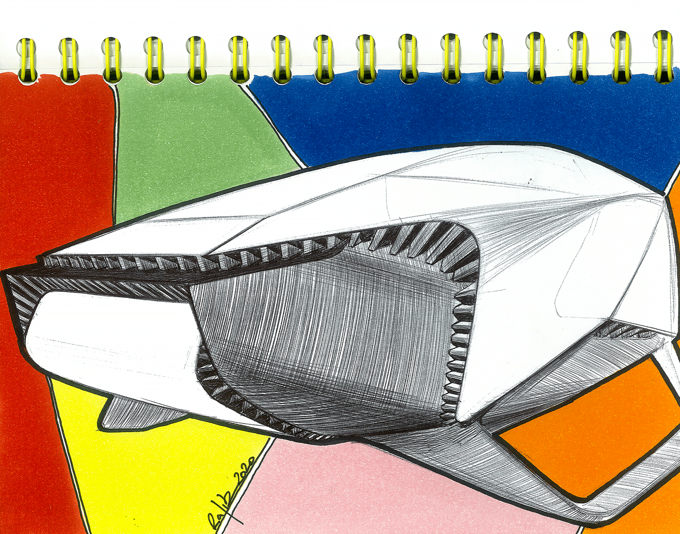 Hand drawn，Detail drawing，aircraft，