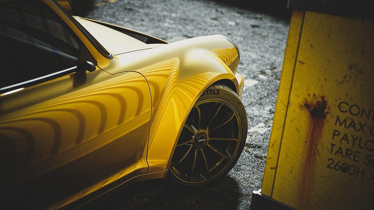 PORSCHE 930，Automobile design，vehicle，cgi，Render，