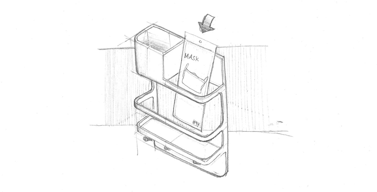 Storage，Shelf，magnet，white，Simplicity，