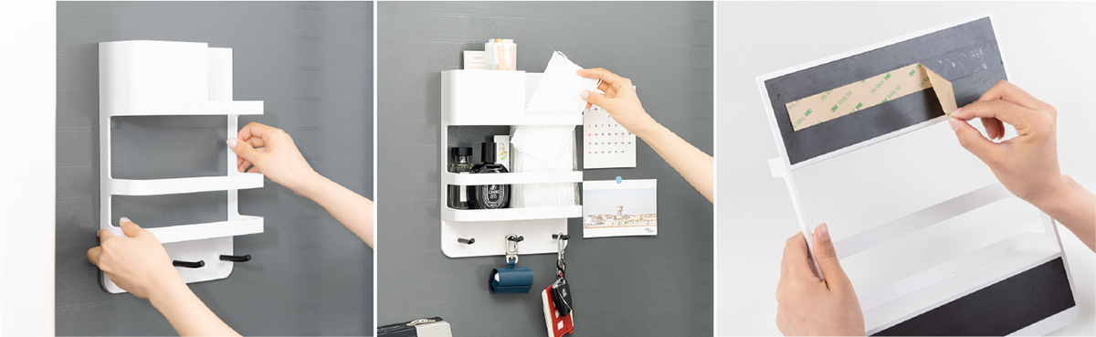 Storage，Shelf，magnet，white，Simplicity，