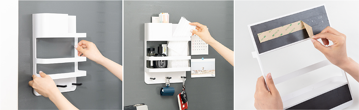 Storage，Shelf，magnet，white，Simplicity，