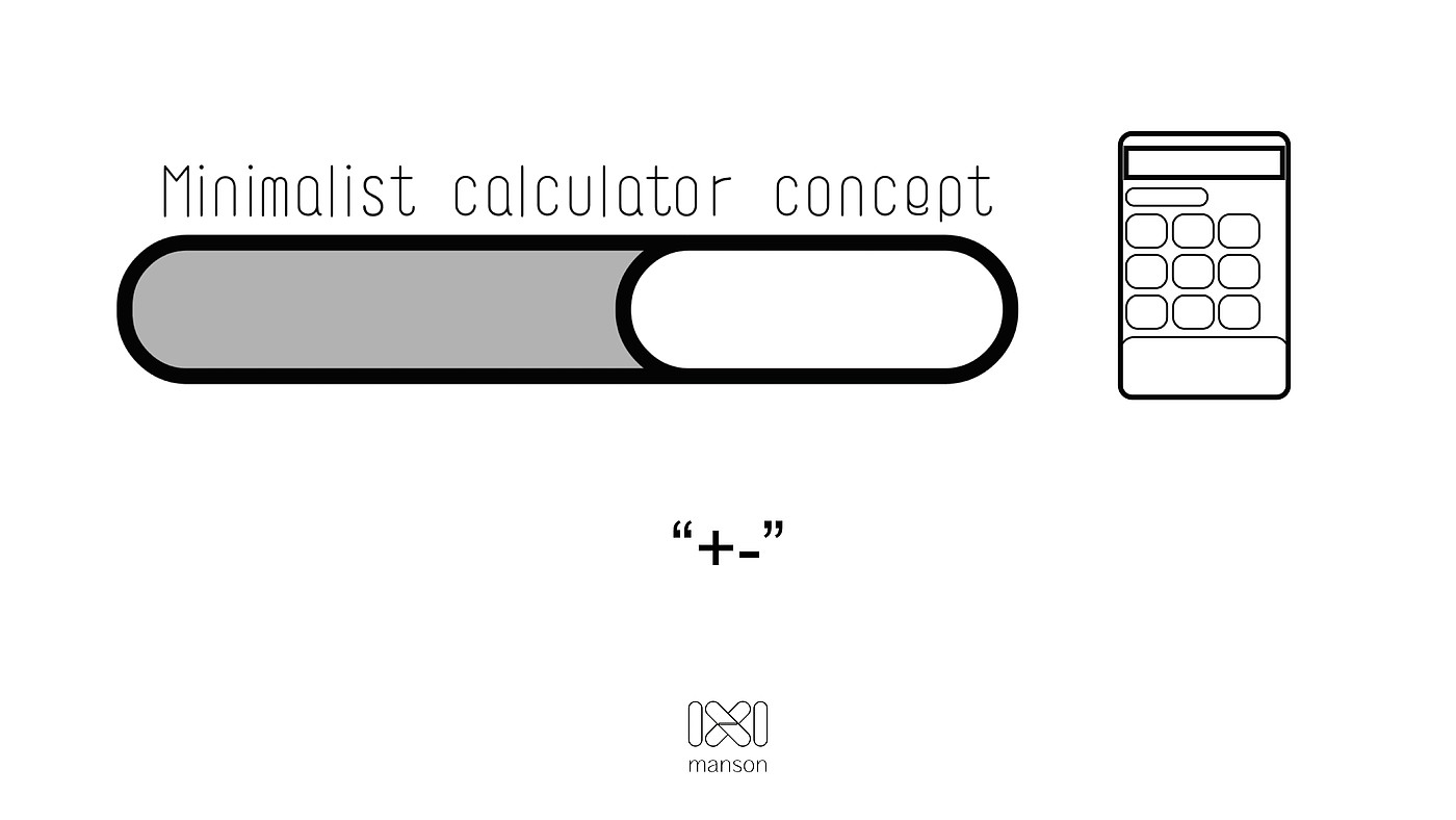 Calculator design，Futurism，