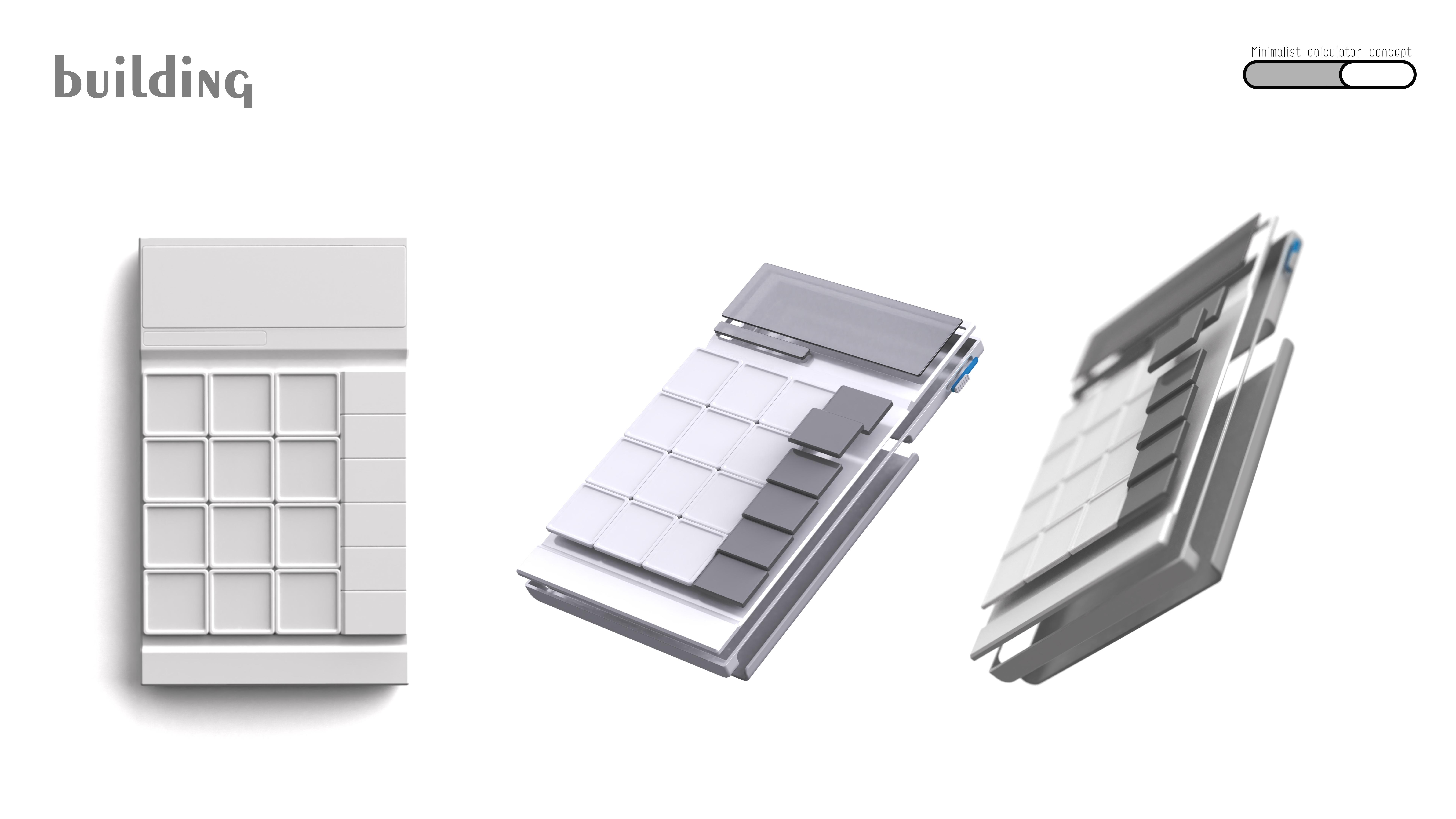 Calculator design，Futurism，