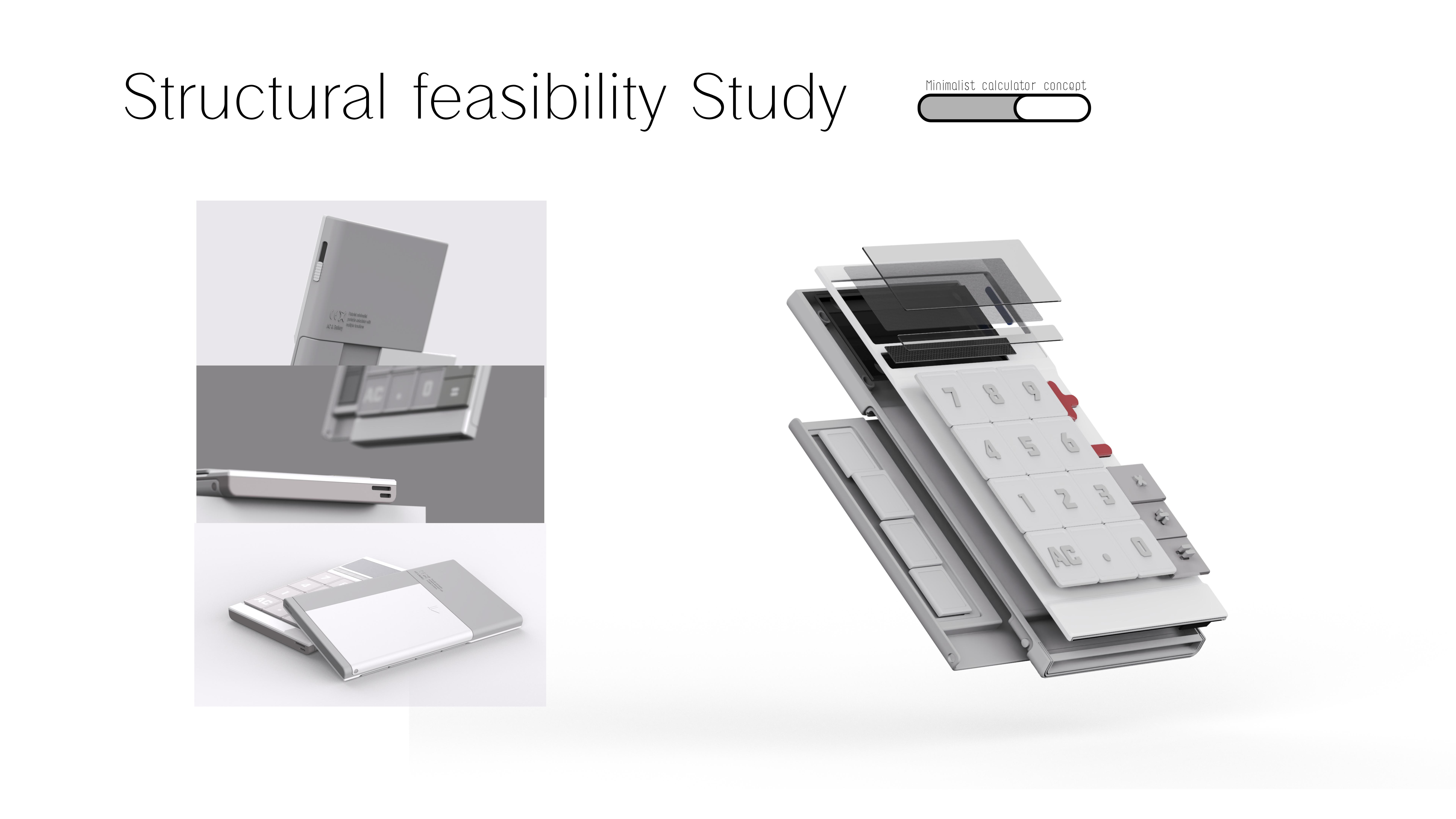 Calculator design，Futurism，