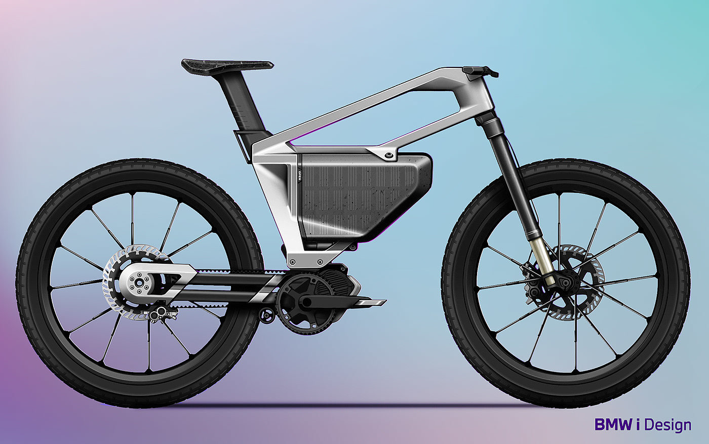 bmw，High speed electric bicycle，white，