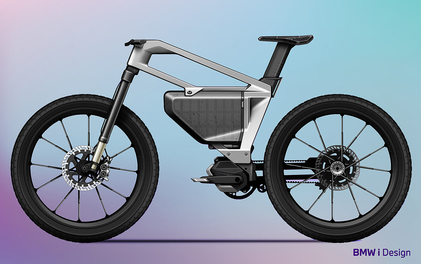 bmw，High speed electric bicycle，white，