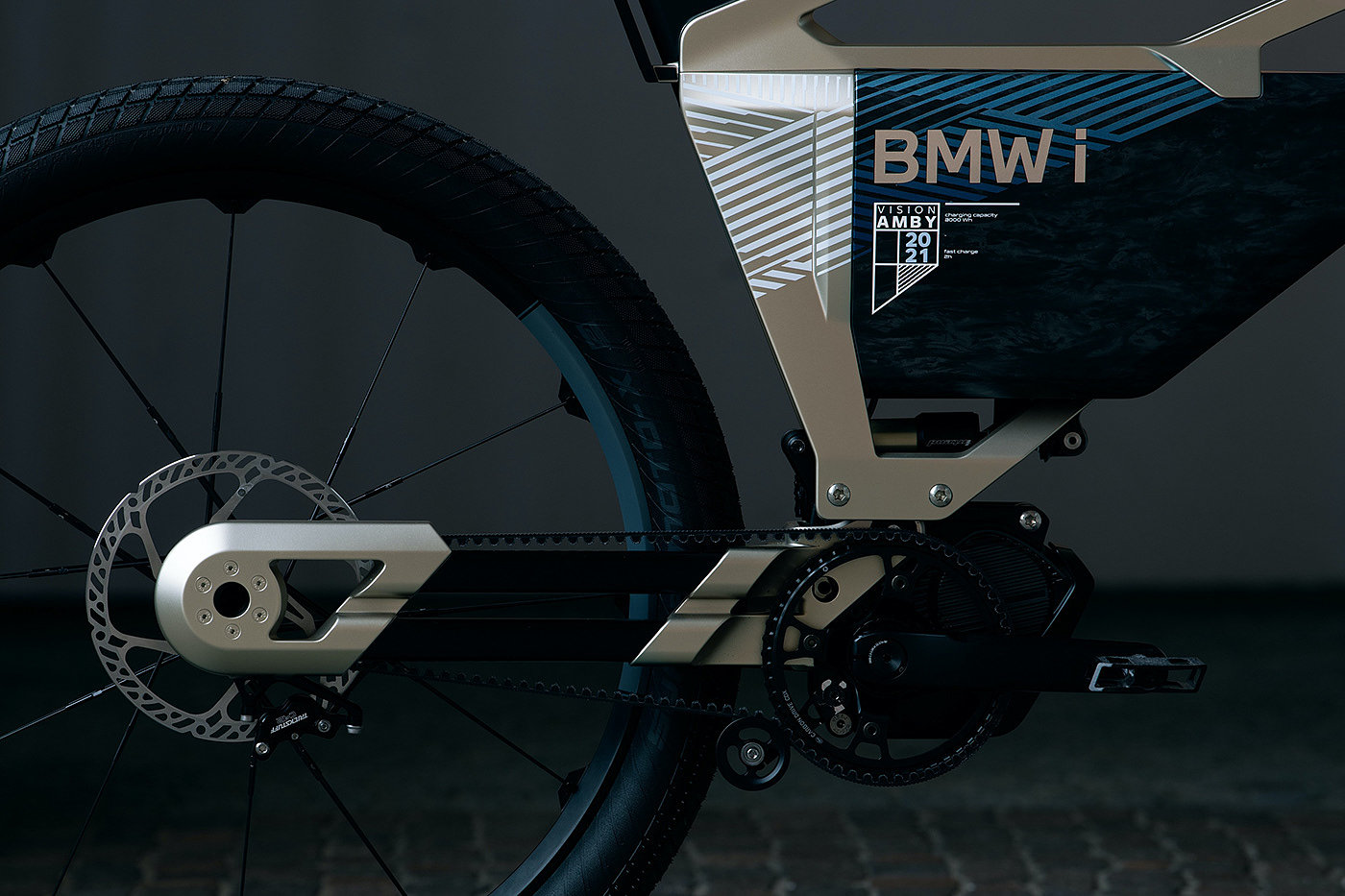 bmw，High speed electric bicycle，white，