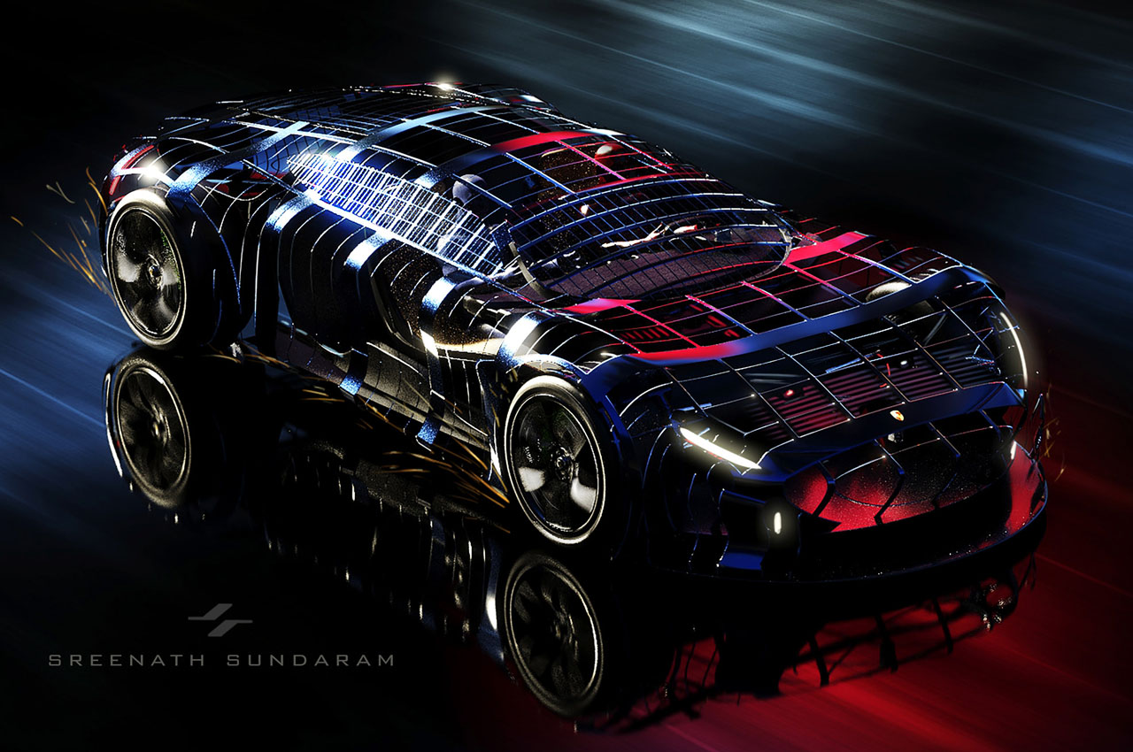 Sports car，Porsche，Sense of science and technology，Cool，