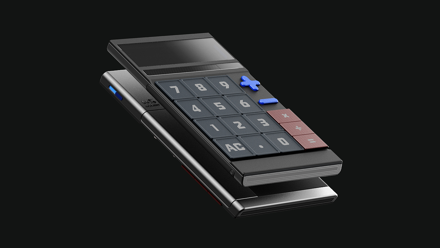 Calculator design，Futurism，