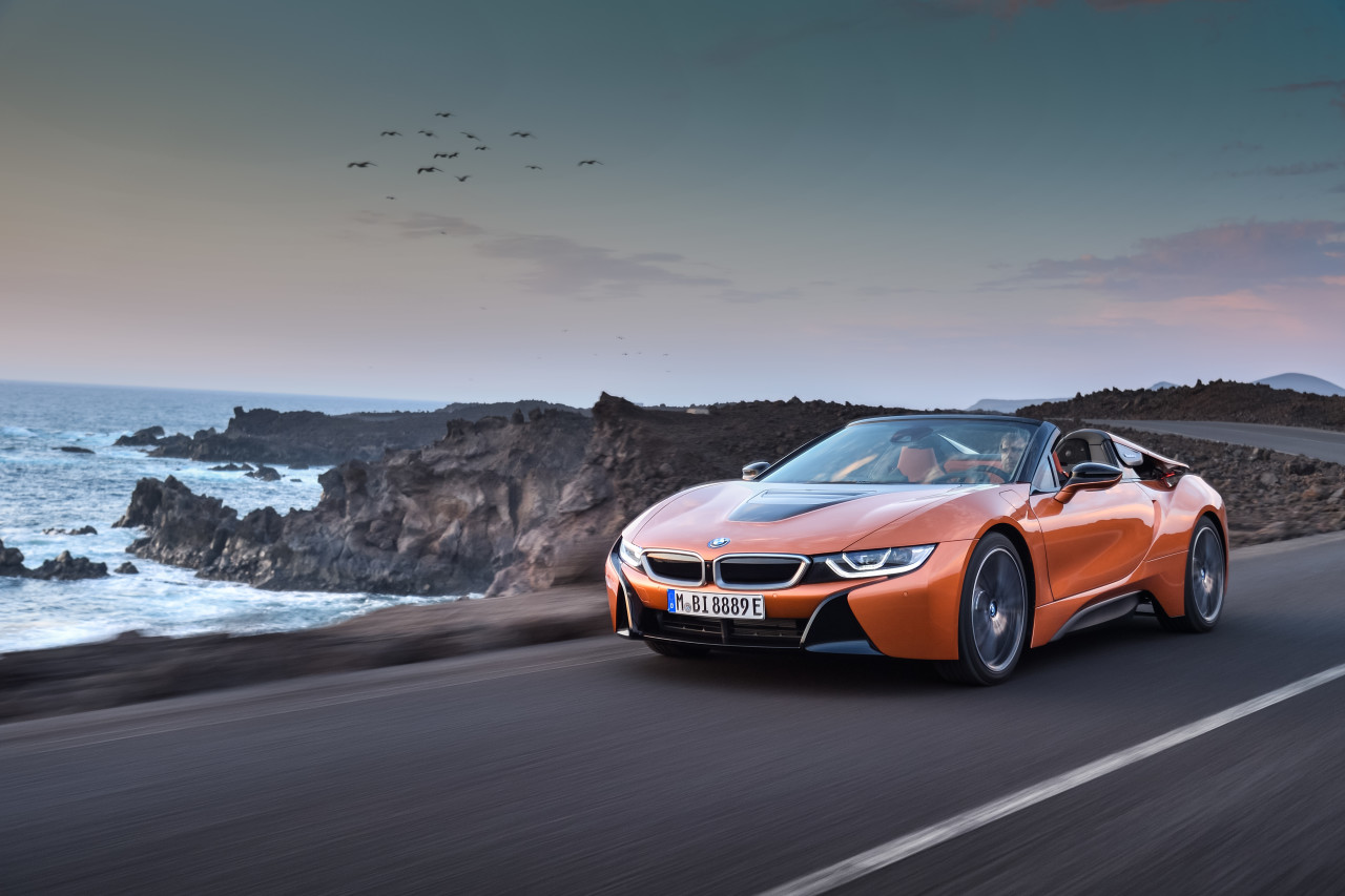bmw，Sports car，open，i8，