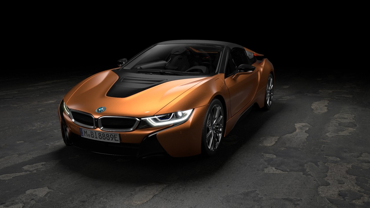 bmw，Sports car，open，i8，