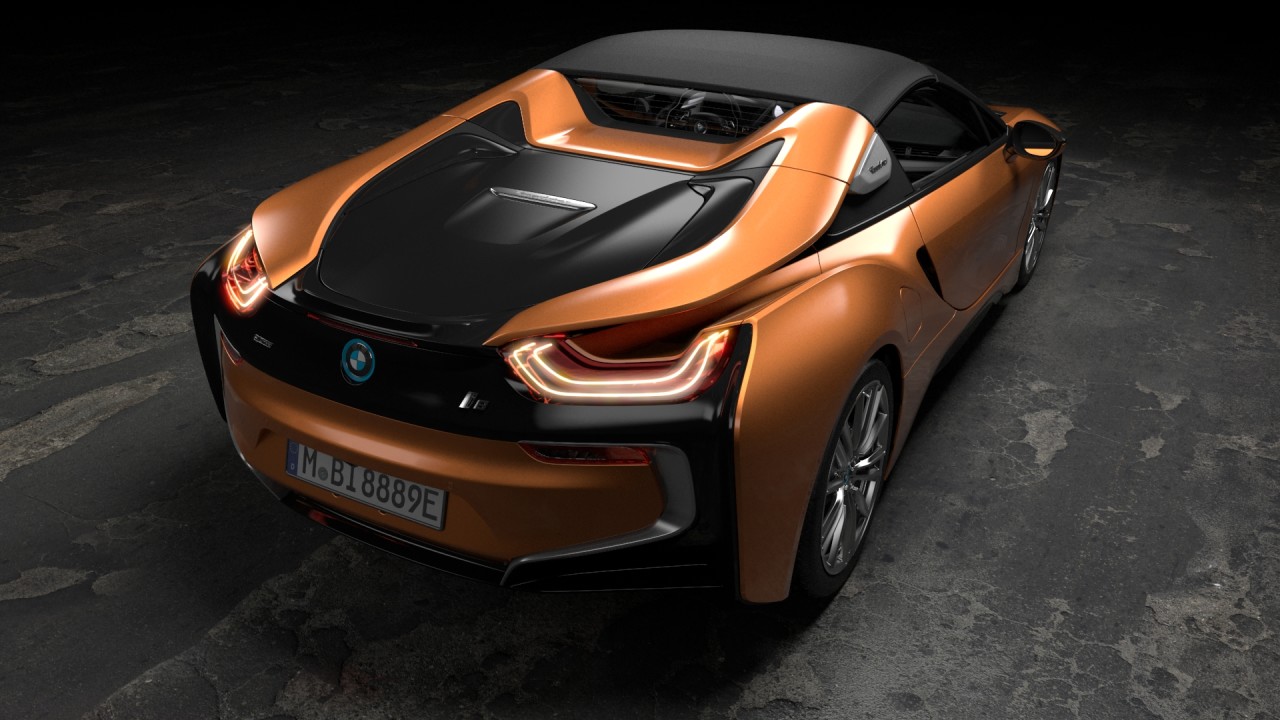 bmw，Sports car，open，i8，