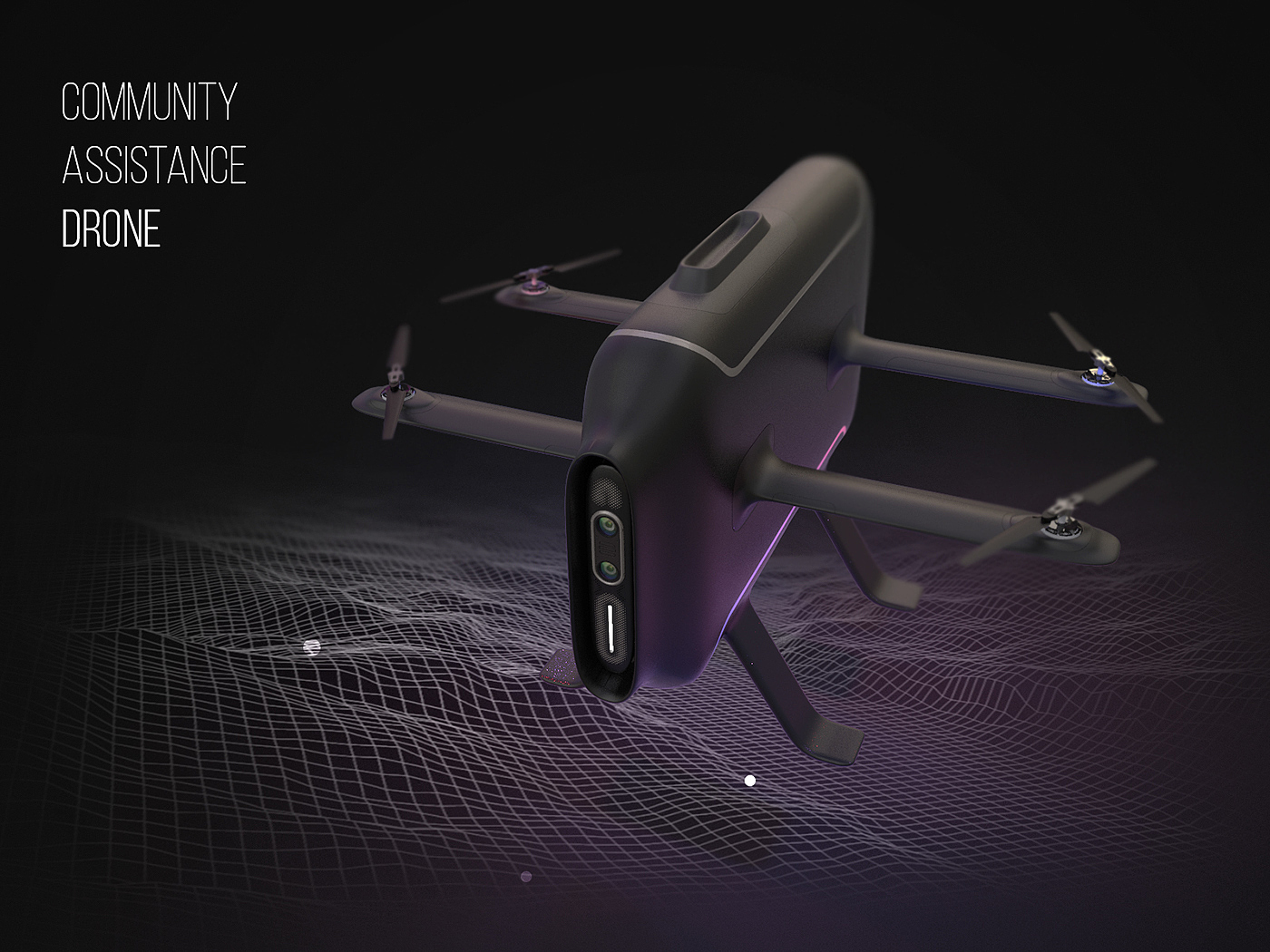 UAV，conceptual design，remote，draw a map，collection，assistant，